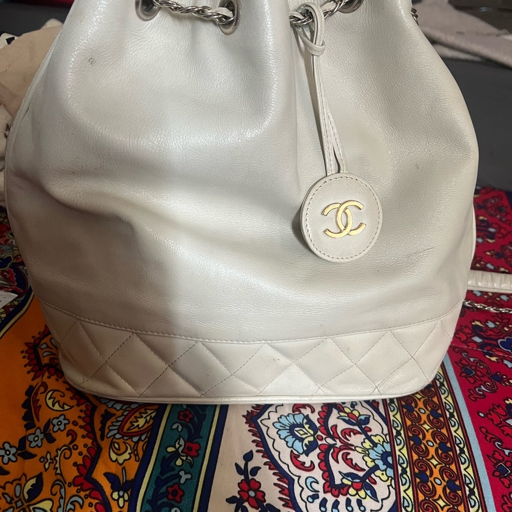 Chanel drawstring bag
